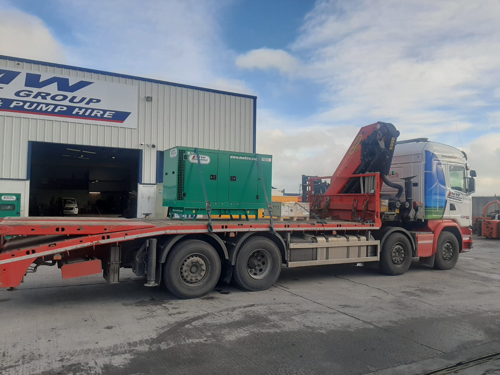 25KVA Single Phase Generator and 100AMP Auto Change Over Panel sold to a nursing home in County Tipperary